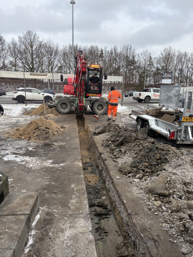 Strømmen går hos samarbejdspartner